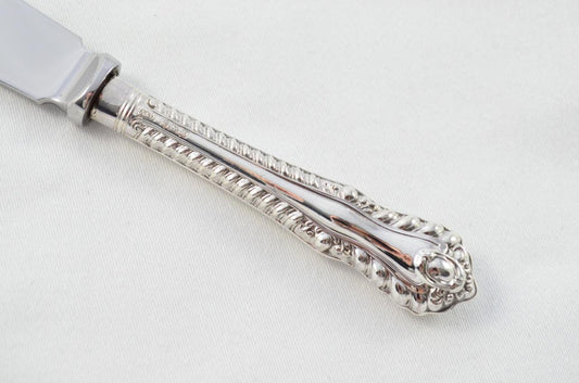 Sheffield Sterling Silver Handled Letter Opener Gadroon Pattern 1909