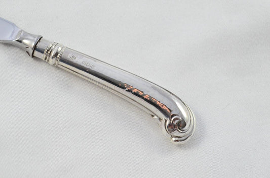 Sheffield Sterling Silver Handled Letter Opener Georgian Pistol Pattern 1899