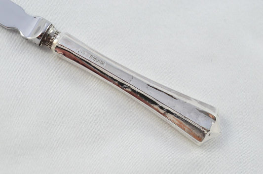 Sheffield Sterling Silver Handled Letter Opener Temple Pattern 1916