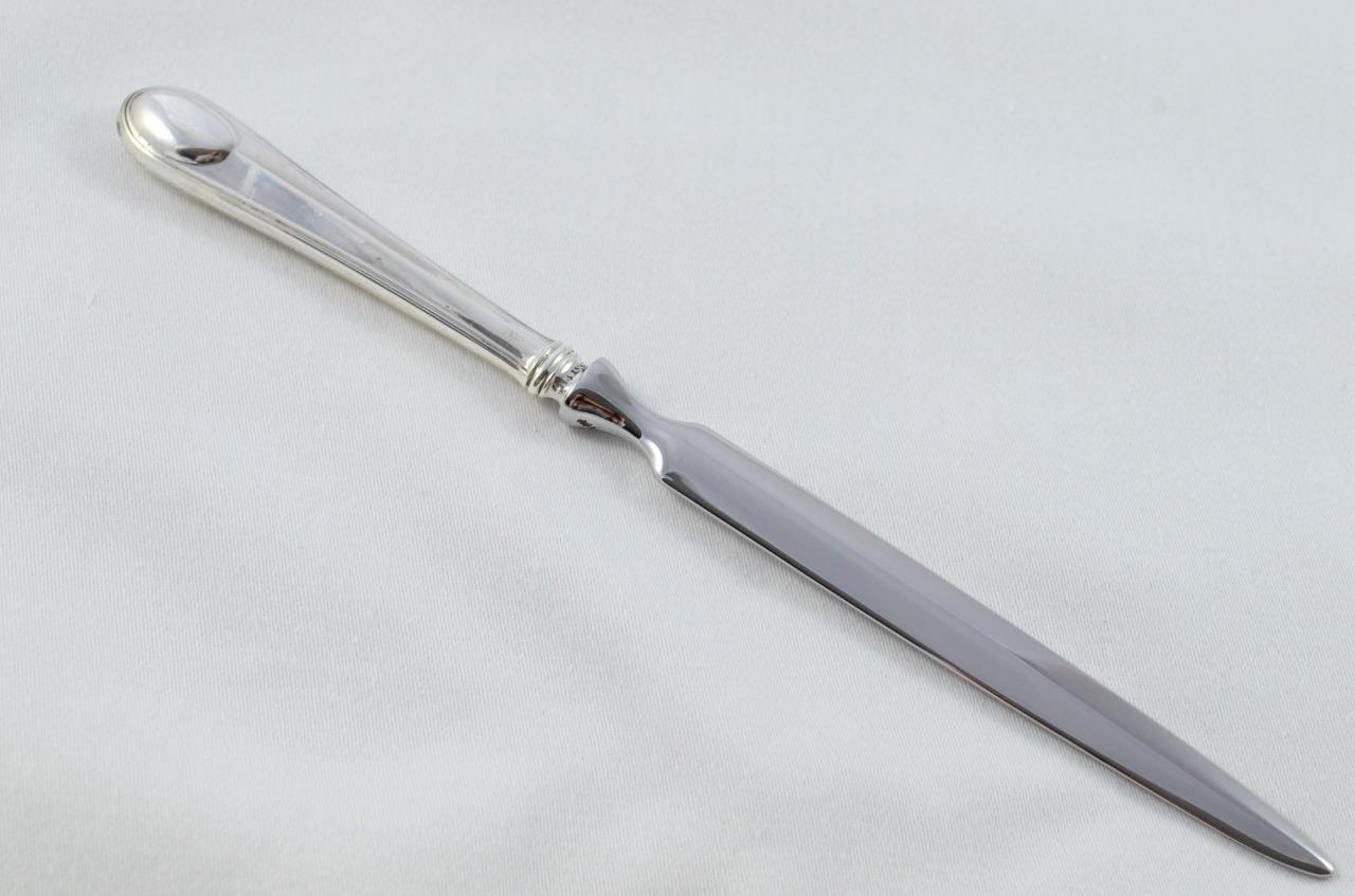 Sheffield Sterling Silver Handled Letter Opener Mirror Pattern 1910