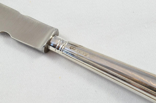 Antique Sheffield Silver Handled Letter Opener Old English Thread Pattern 1914