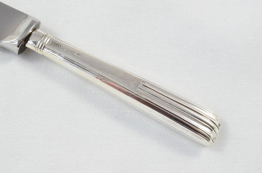 Sheffield Sterling Silver Handled Cheese Knife Wandlebury Pattern 1917