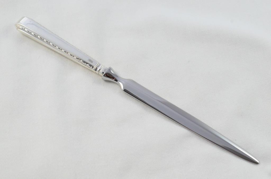Sheffield Sterling Silver Handled Letter Opener Lincoln Pattern 1919