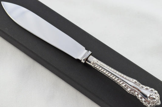 Sheffield Sterling Silver Handled Letter Opener Gadroon Pattern 1909