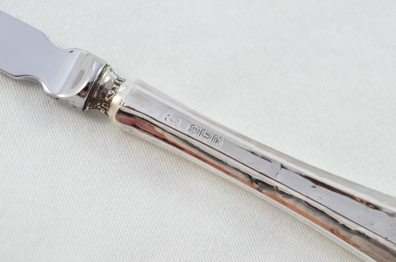 Sheffield Sterling Silver Handled Letter Opener Temple Pattern 1916