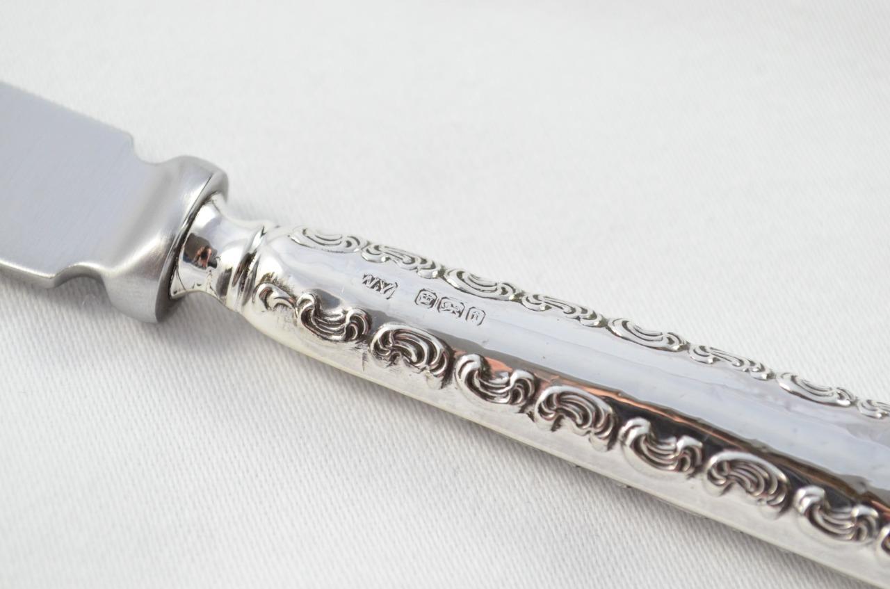 Beautiful Sheffield Sterling Silver Handled Letter Opener Gowland Pattern 1911