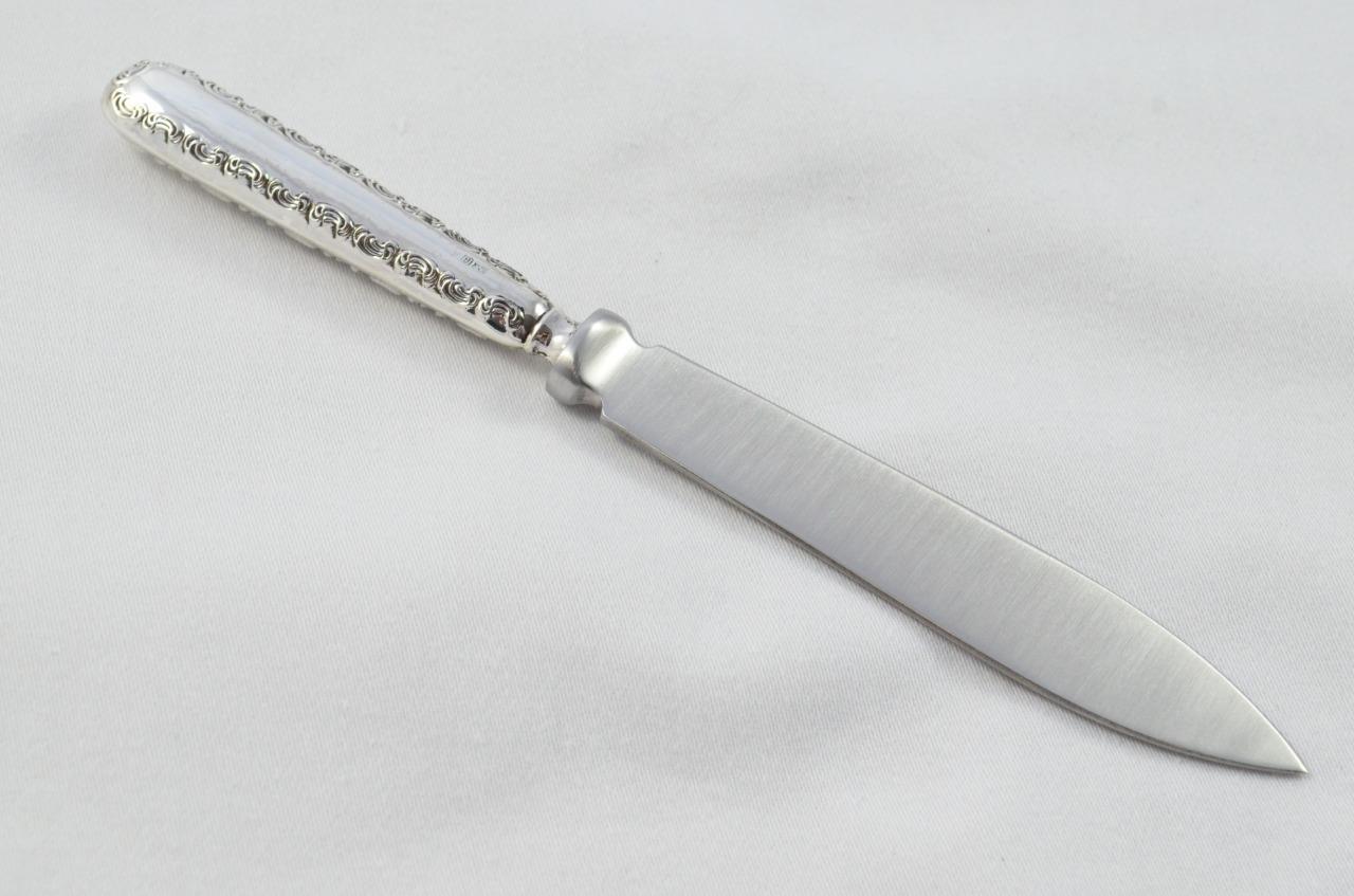 Beautiful Sheffield Sterling Silver Handled Letter Opener Gowland Pattern 1911