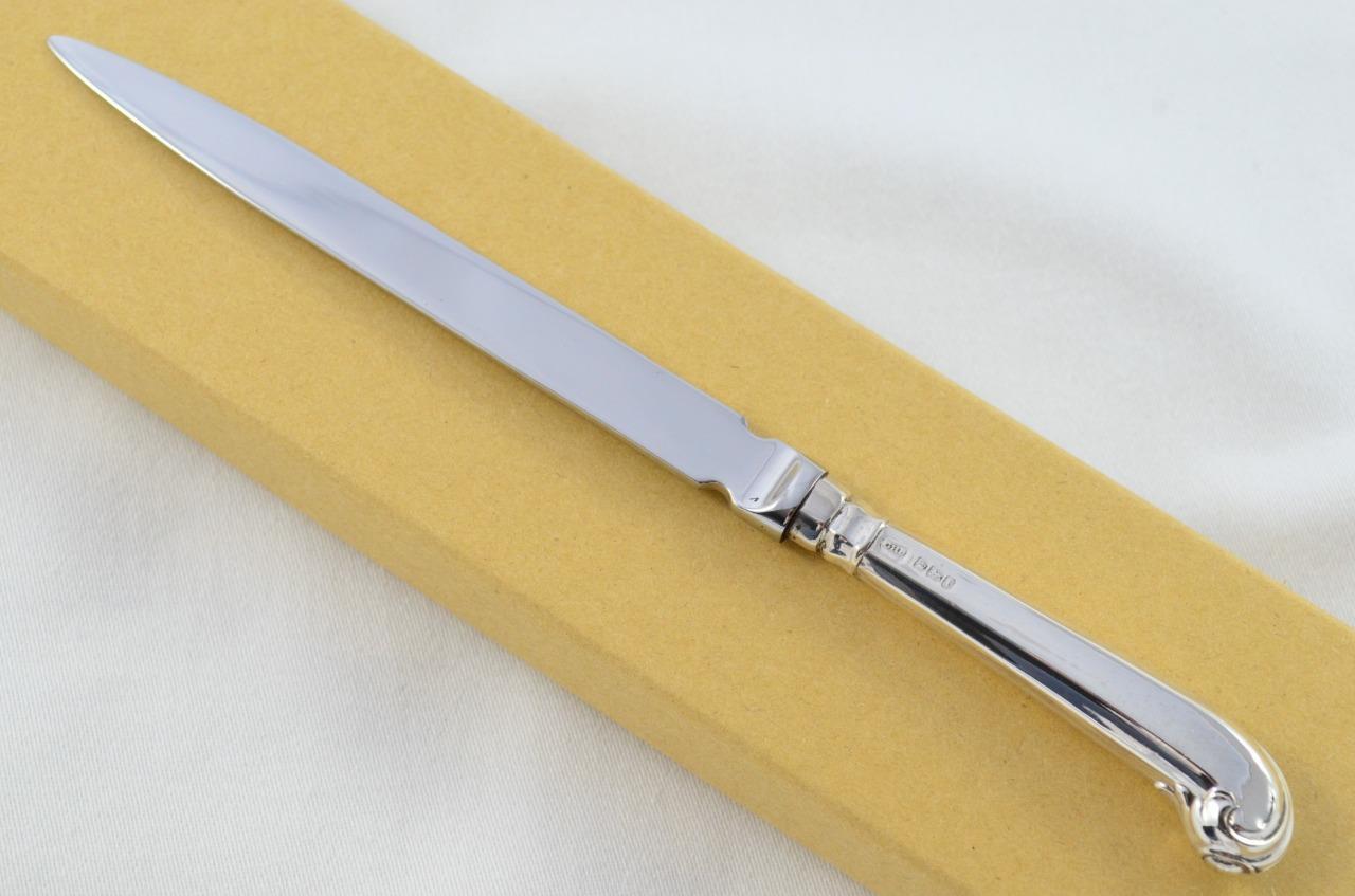 Sheffield Sterling Silver Handled Letter Opener Octagonal Pistol Pattern 1903