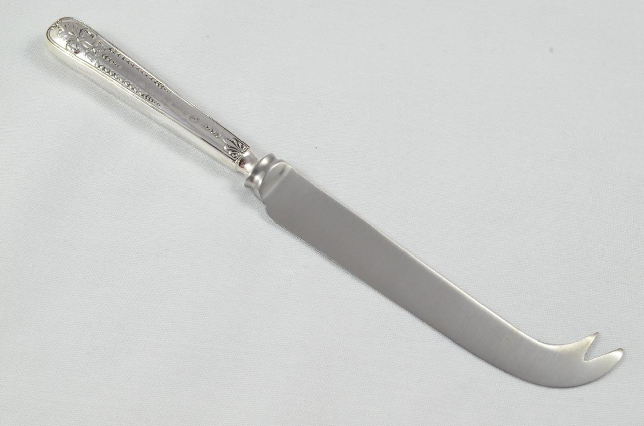 Cased Sheffield Sterling Silver Handled Cheese Knife Adam Pattern 1910