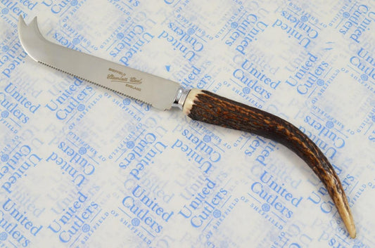 Genuine Stag Antler Horn Handled Cheese Knife Made In Sheffield