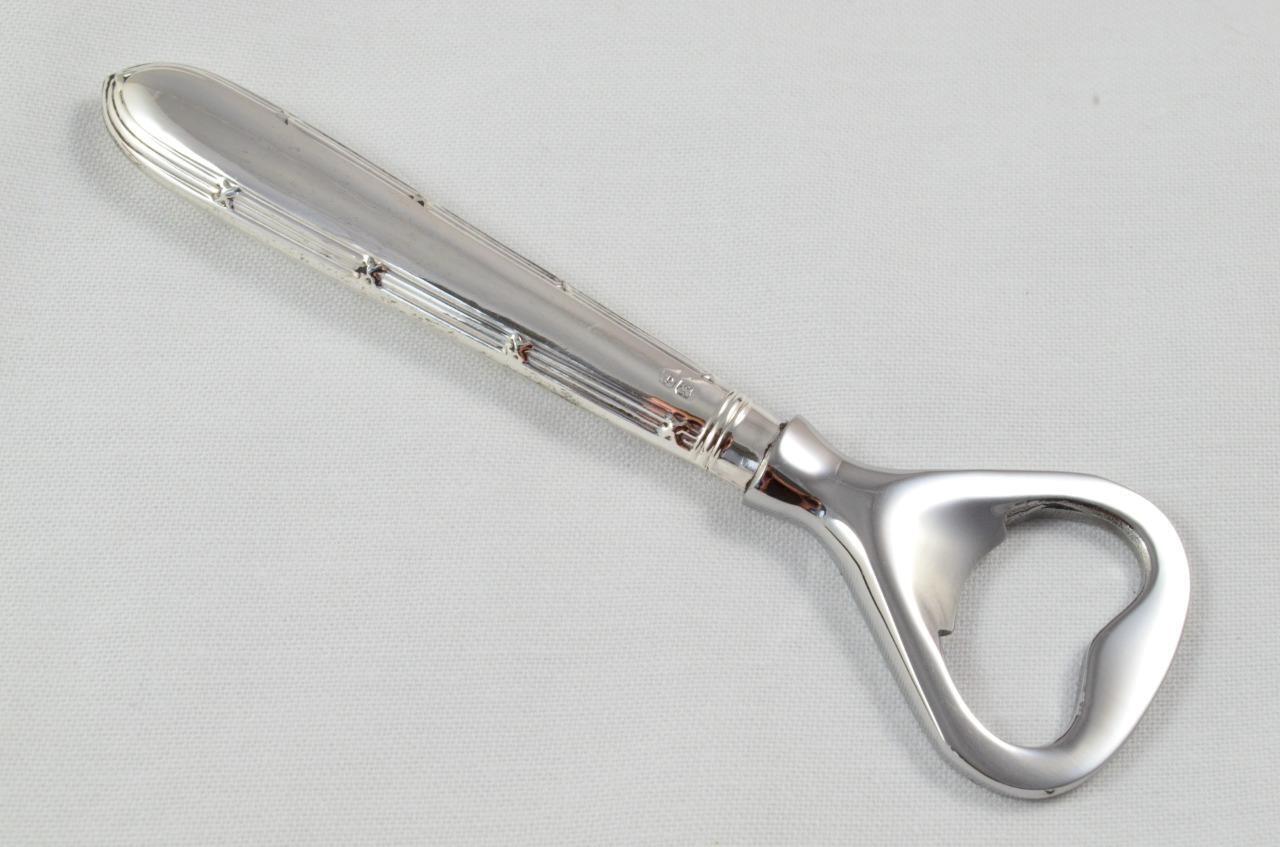 Cased Sheffield Sterling Silver Bottle Opener Reed & Ribbon Pattern 1921