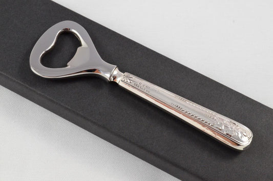 John Round Sheffield Sterling Silver Bottle Opener Adam Pattern 1911