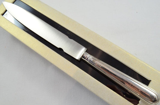 Antique Sheffield Silver Handled Letter Opener Old English Thread Pattern 1914